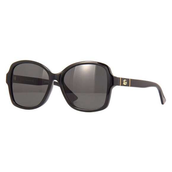 NEW GG0765SA 002 Black/Grey WOMEN SUNGLASSES GUCCI - Picture 1 of 3